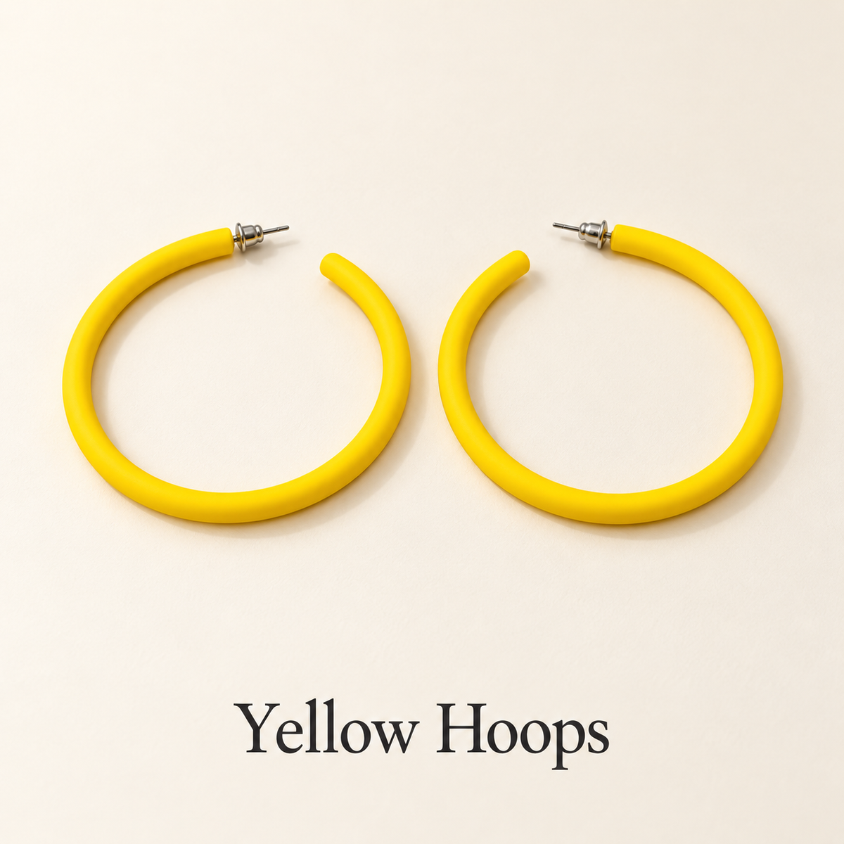 Color Pop & Glam Statement Hoops