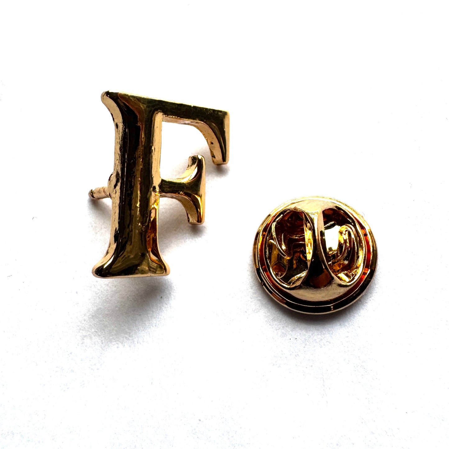 Letter Statement Brooch