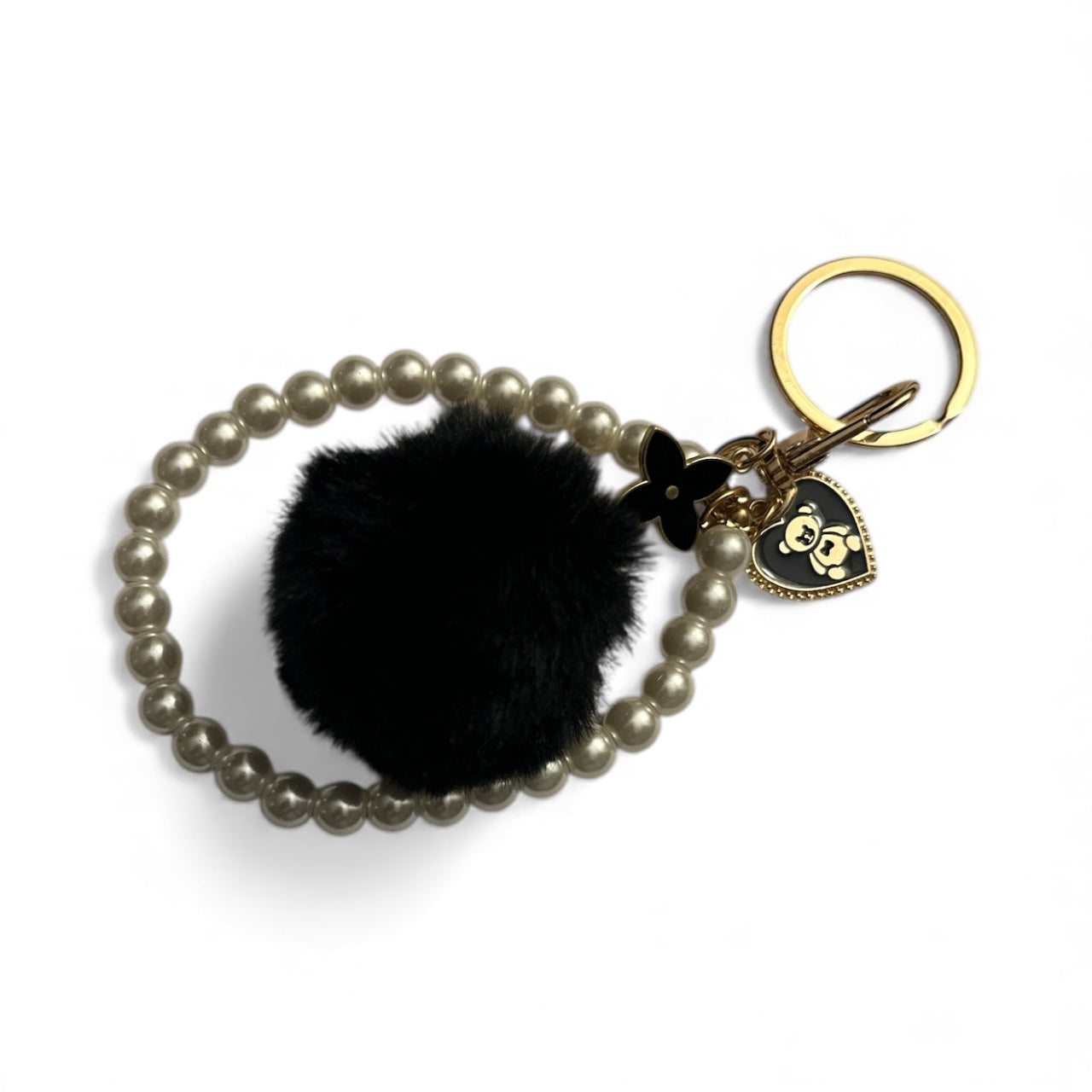 Fuzzy Charm Keychain