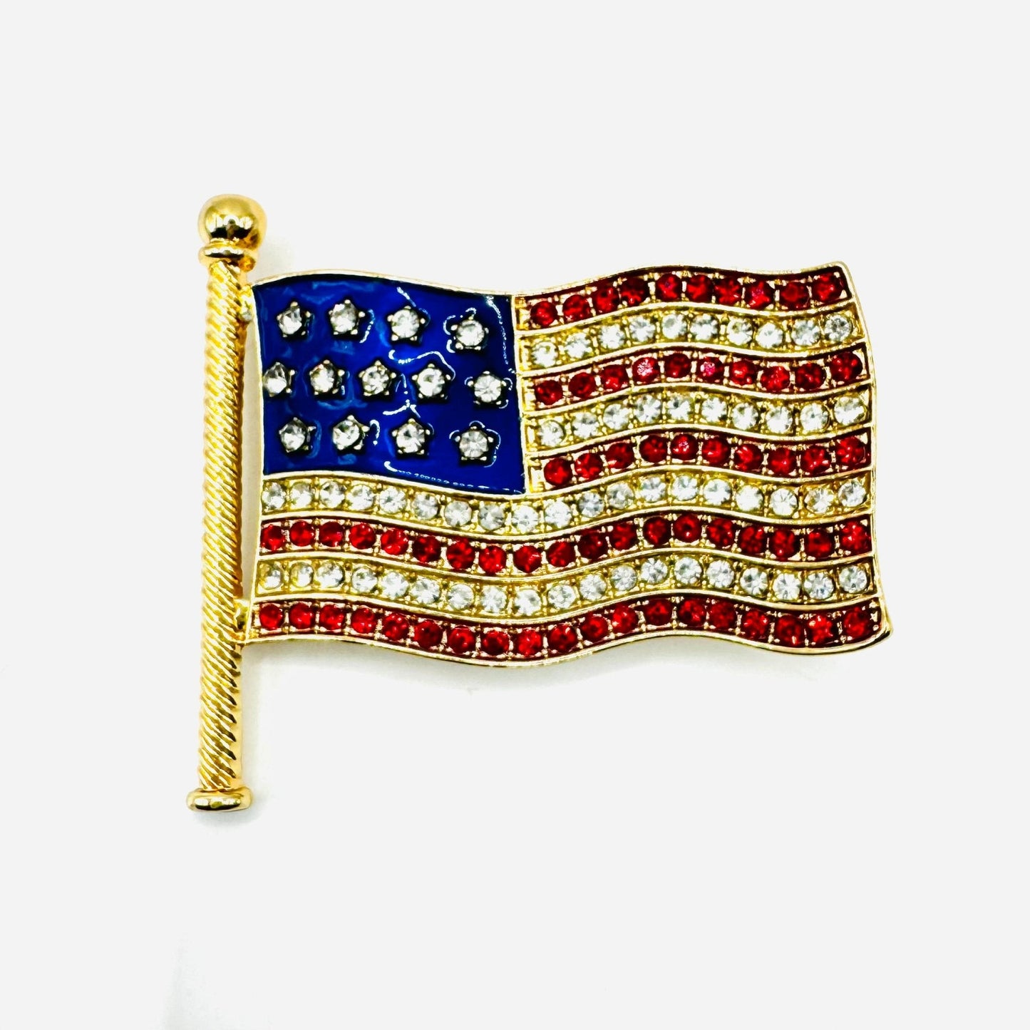 American Jewelz Flag Brooch
