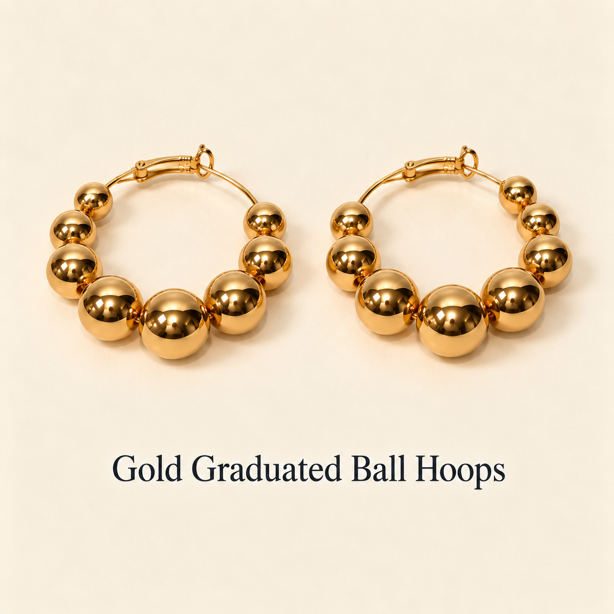 Color Pop & Glam Statement Hoops