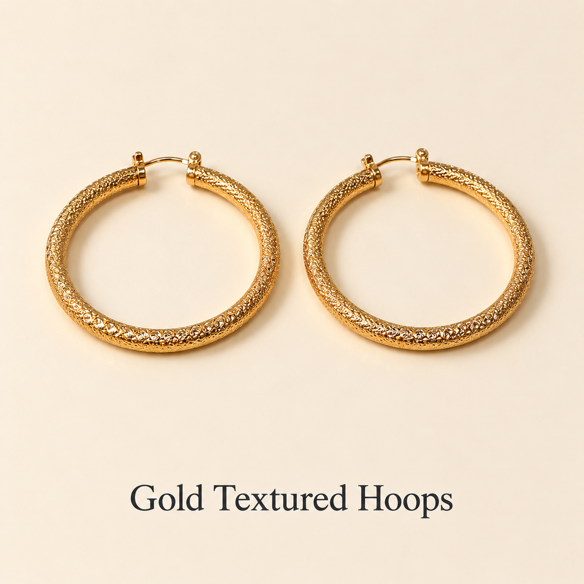 Gold Statement Hoops