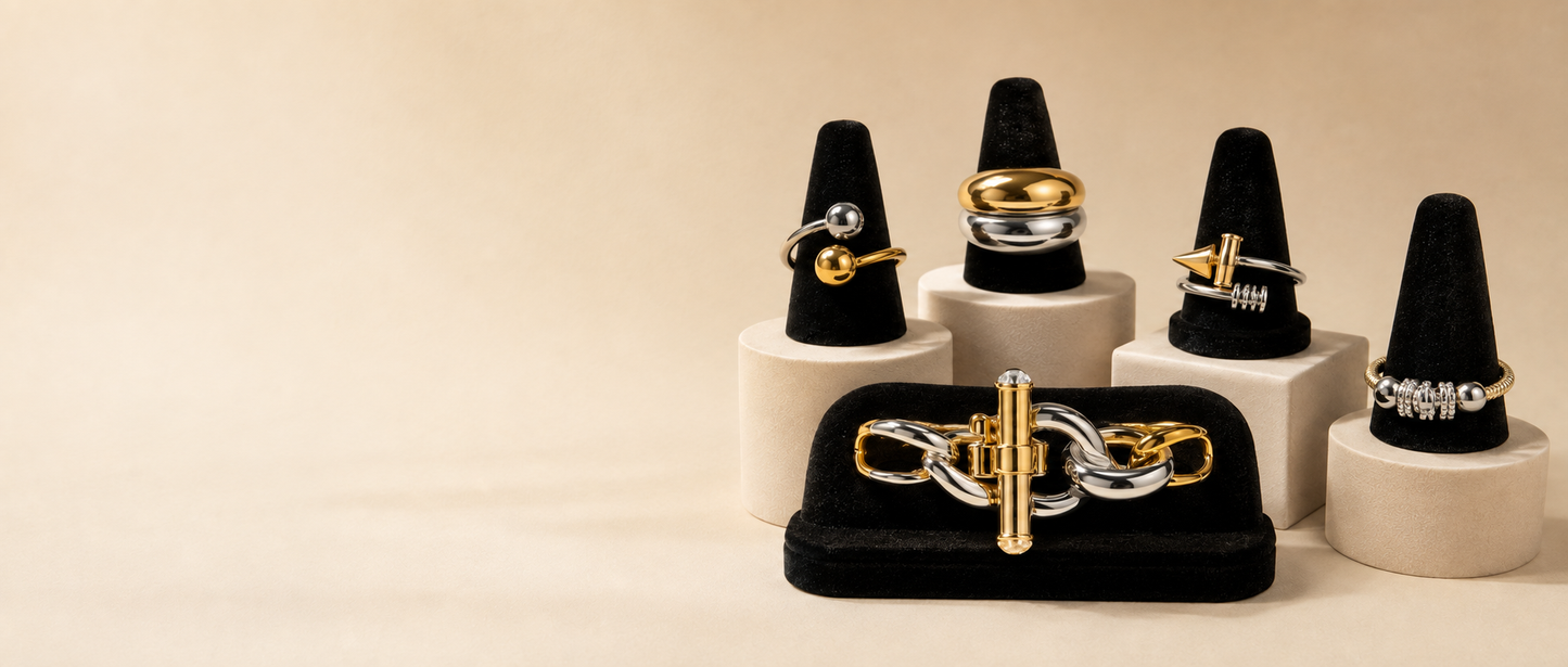Two-Tone Ring Collection