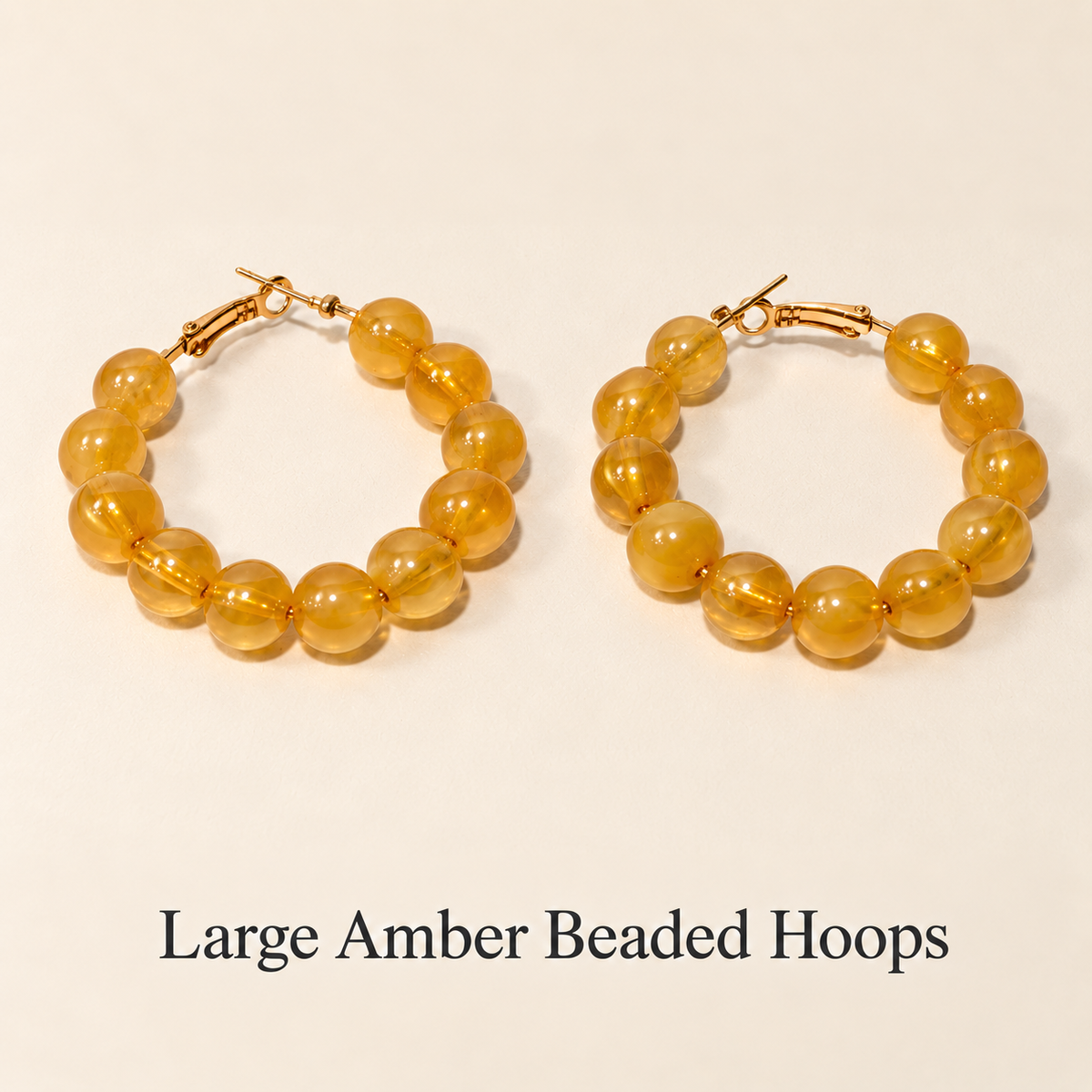 Color Pop & Glam Statement Hoops