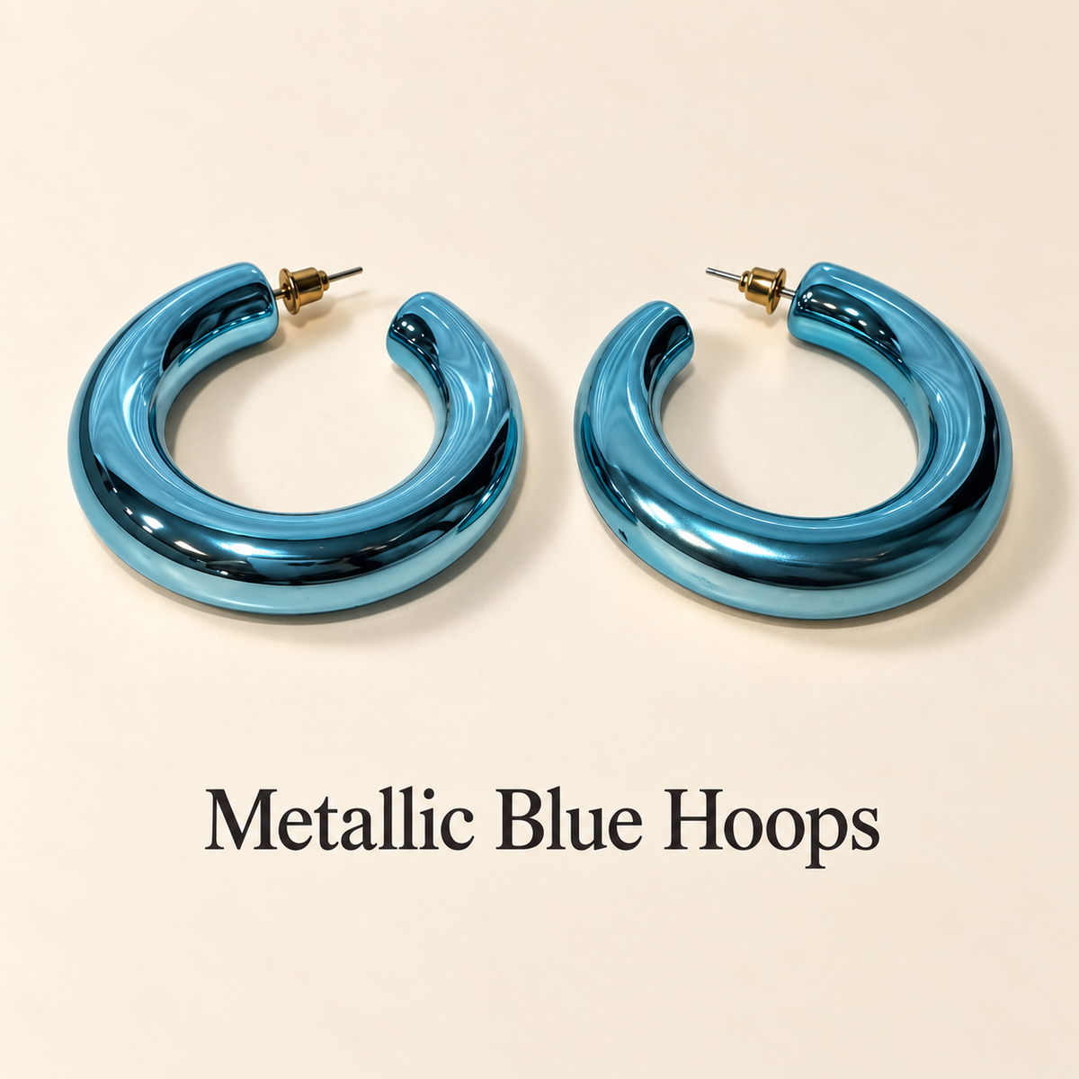 Color Pop & Glam Statement Hoops