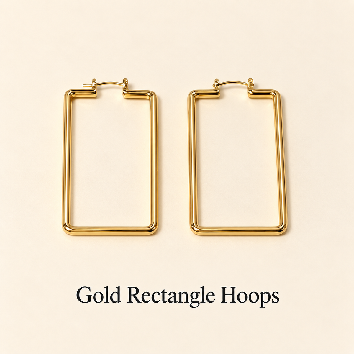 Gold Statement Hoops