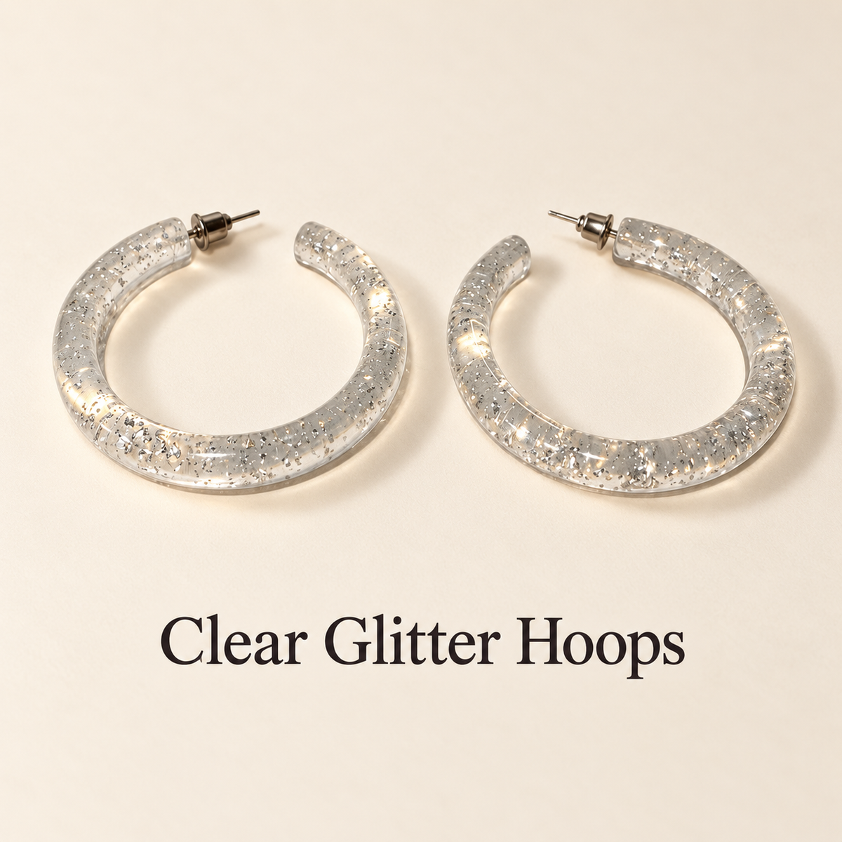 Color Pop & Glam Statement Hoops