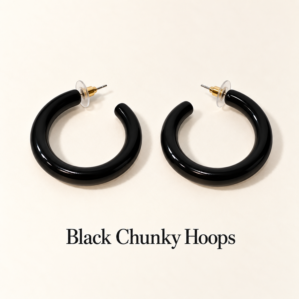 Color Pop & Glam Statement Hoops