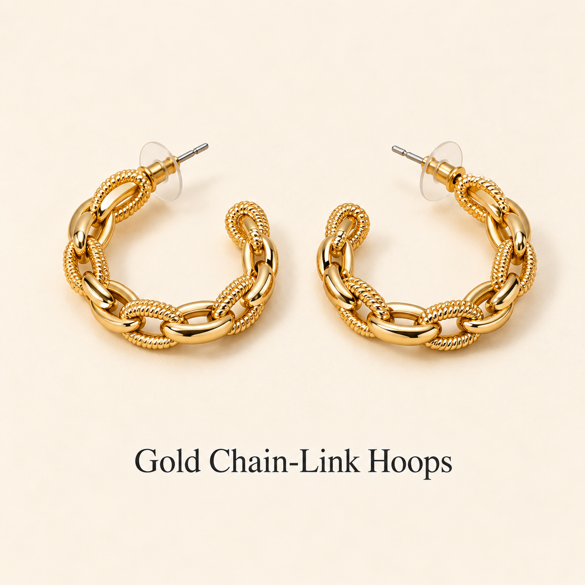 Color Pop & Glam Statement Hoops