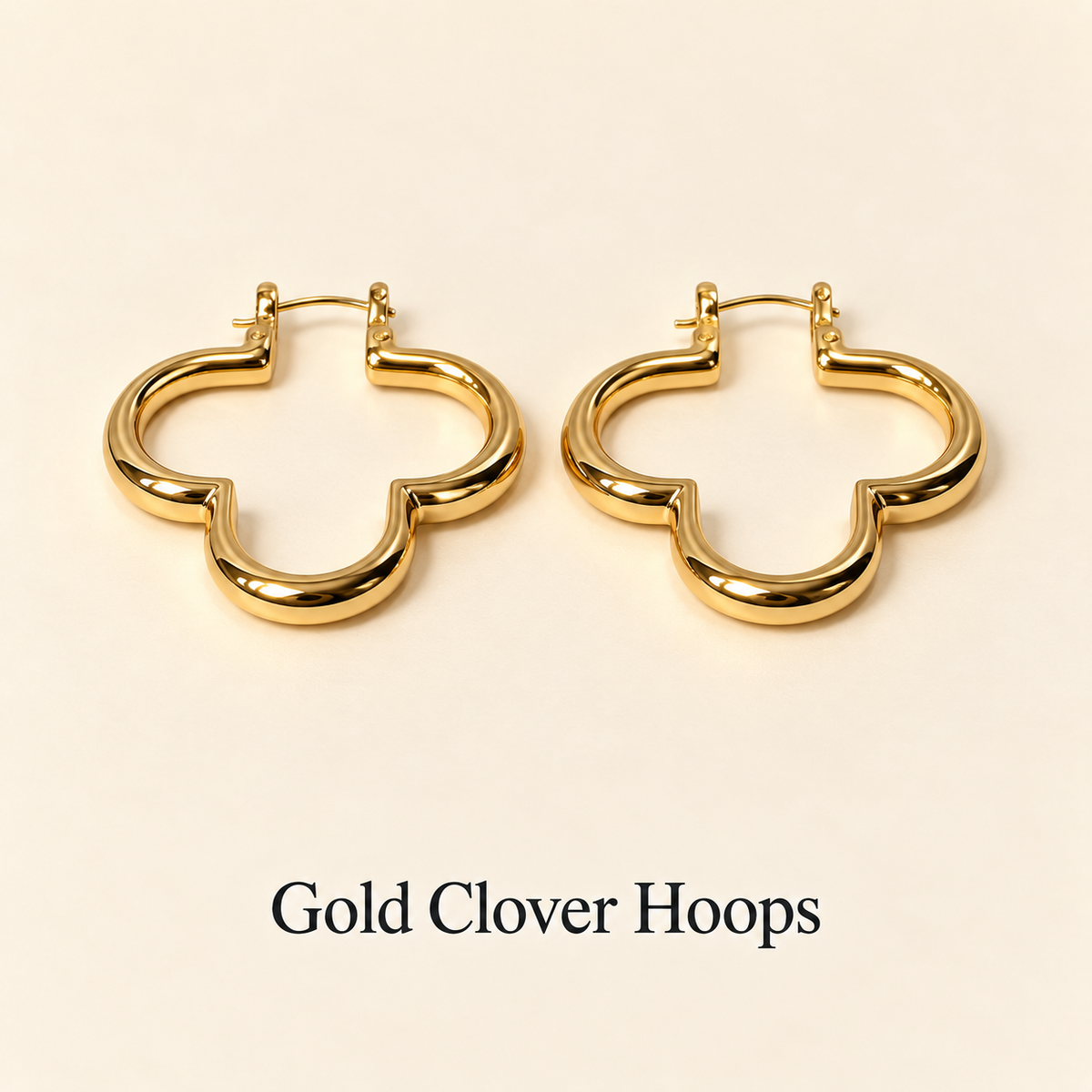 Gold Statement Hoops