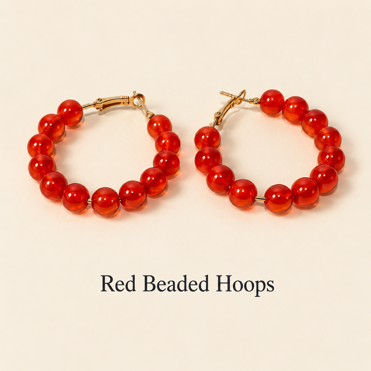 Color Pop & Glam Statement Hoops