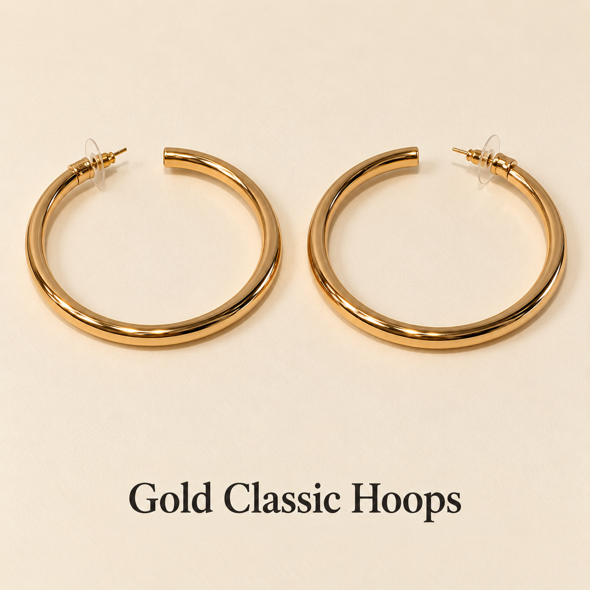Gold Statement Hoops