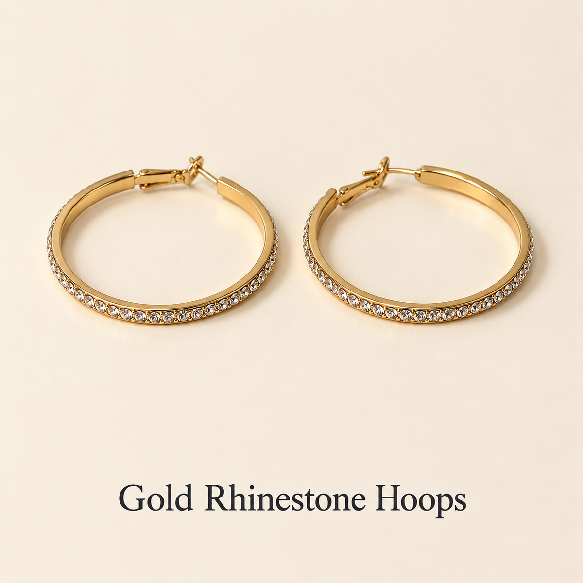 Gold Statement Hoops