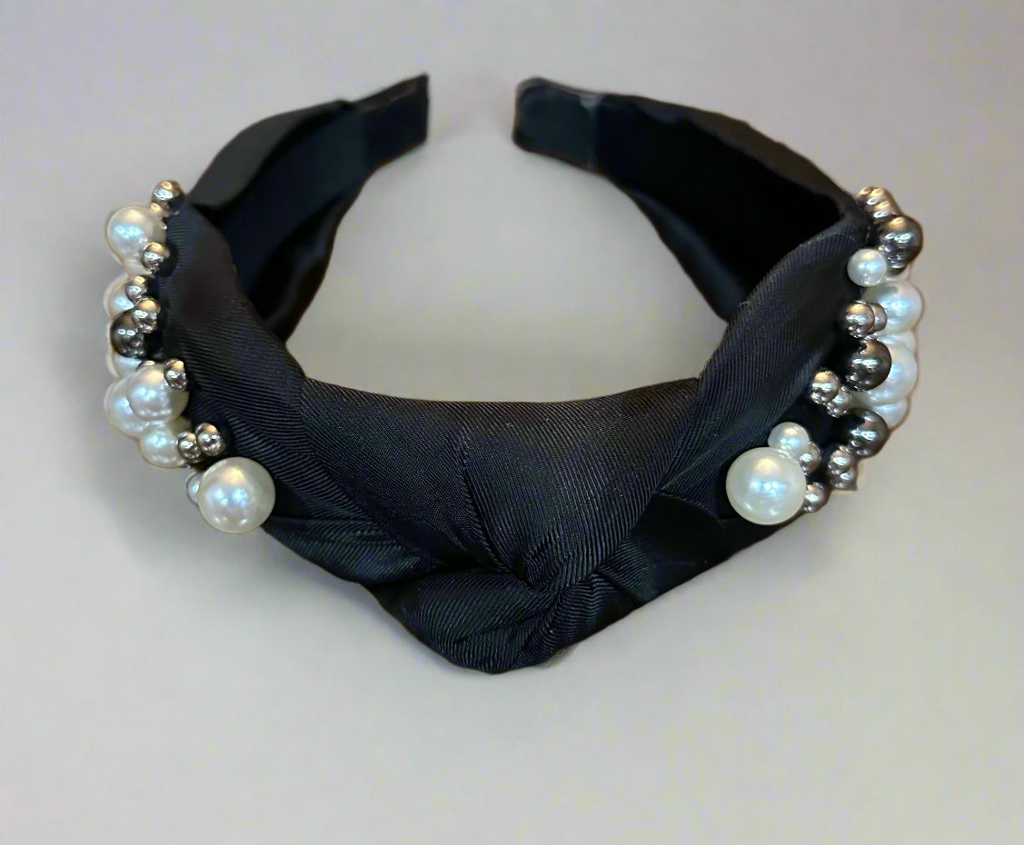 Beaded Pearl Headband