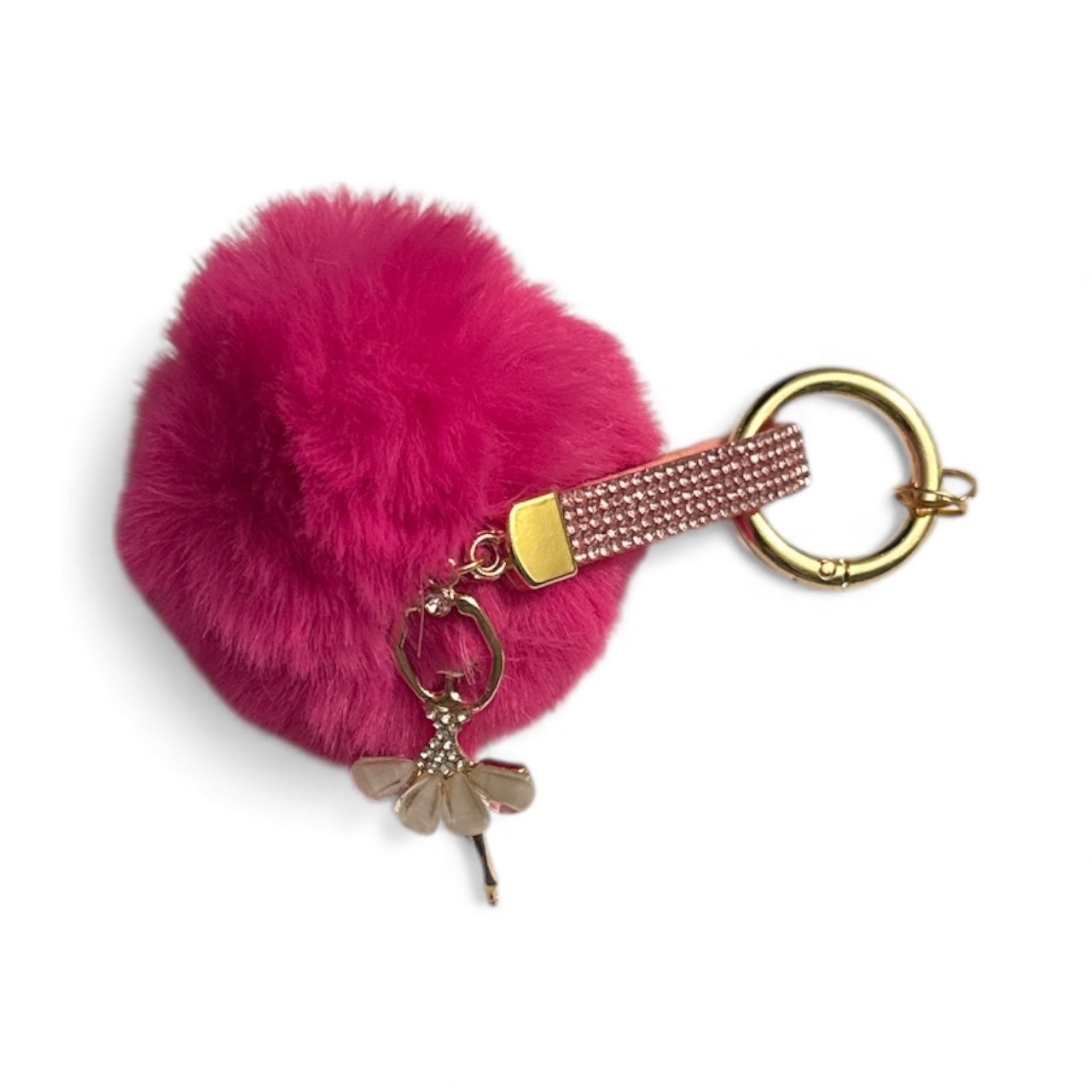 Fuzzy Charm Keychain