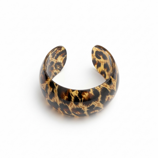Animal Print Acrylic Bracelets