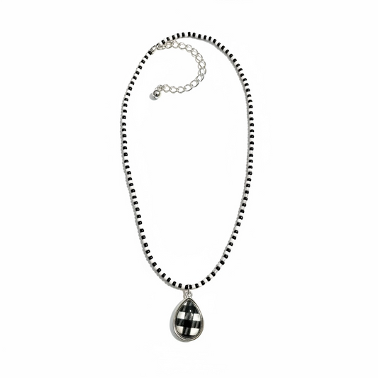 Buffalo Plaid Necklace